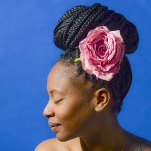 Blush, Floral Hair Accent